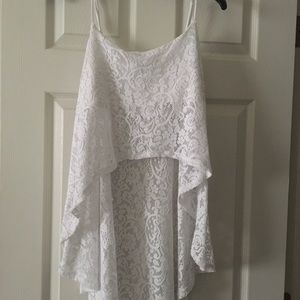 Wet seal, high-low crop top!